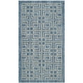 thumbnail image 2 of SAFAVIEH Courtyard Neville Geometric Tiles Indoor/Outdoor Area Rug, 2'7" x 5', Navy/Grey, 2 of 10