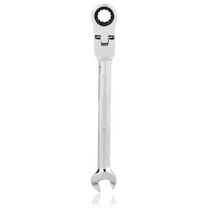 WHAMVOX 10mm Flexible Head Ratchet Combination Wrench Spanner (Silver)