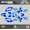 Blue, variant on Kalair GFX Graphics Kit for Yamaha TTR50 (2006-2023) Invasion Series