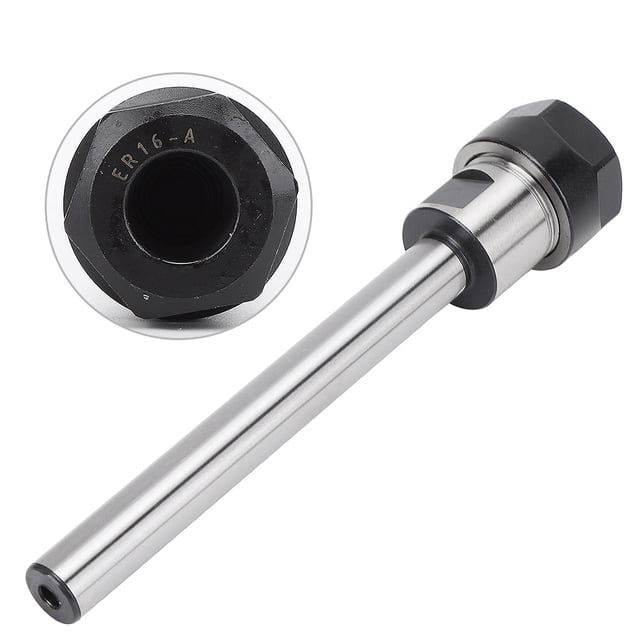 Strong Clamping Force Straight Chuck, Durable 3.9In Collet Chuck Holder,Straight Extension Rod, Convenient Practical For Boring Machine Milling Machine C12