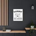 thumbnail image 4 of Scripture Walls To The Lord Proverbs 16:3 Cursive Christian Wall Art Print Ready to Hang Unframed, 4 of 18