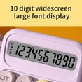 thumbnail image 4 of SPOORYYO Cute Calculator - Small and Portable Scientific Calculator for Students, 10-Digit Display with Non-Slip Bottom Pad and Clear Plastic Keys, 4 of 8