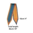thumbnail image 3 of INSPIRE CHIC Women's Elegant Skinny Scarf Ribbon Hair Band  Handbag Handle Neck Scarf Bule Pure, 3 of 6