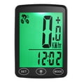 thumbnail image 1 of Waterproof Bike Computer with LED Backlight Bicycle Speedometer Odometer Calorie Counter and Temperature Display, 1 of 7