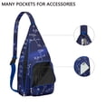 thumbnail image 3 of Science Classroom Sling Backpack - Educational Biology & Physics Design, Fashionable Anti-Theft Pack for Commuters, 3 of 4