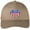Khaki, variant on Adult Patriotic Waving US Flag Patch Americana USA Flag Twill Hat Cap - Red