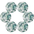 thumbnail image 3 of Coolnut Tropical Palm Leaves Round Placemats Durable Non-Slip Table Mat Heat and Stain Resistant Placemat for Kitchen Table Outdoor BBQ Activities(4PCS) Home Decor Gifts, 3 of 7