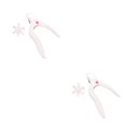 thumbnail image 4 of Vogacara Nail Manual Fingernail Manicure Trimmer Household Trimming Tool Adults Handheld Accessories SPA Pocket L 2piezas, 4 of 6