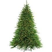 7.5' Pre-Lit Super Bright Artificial Christmas Tree, Clear Lights