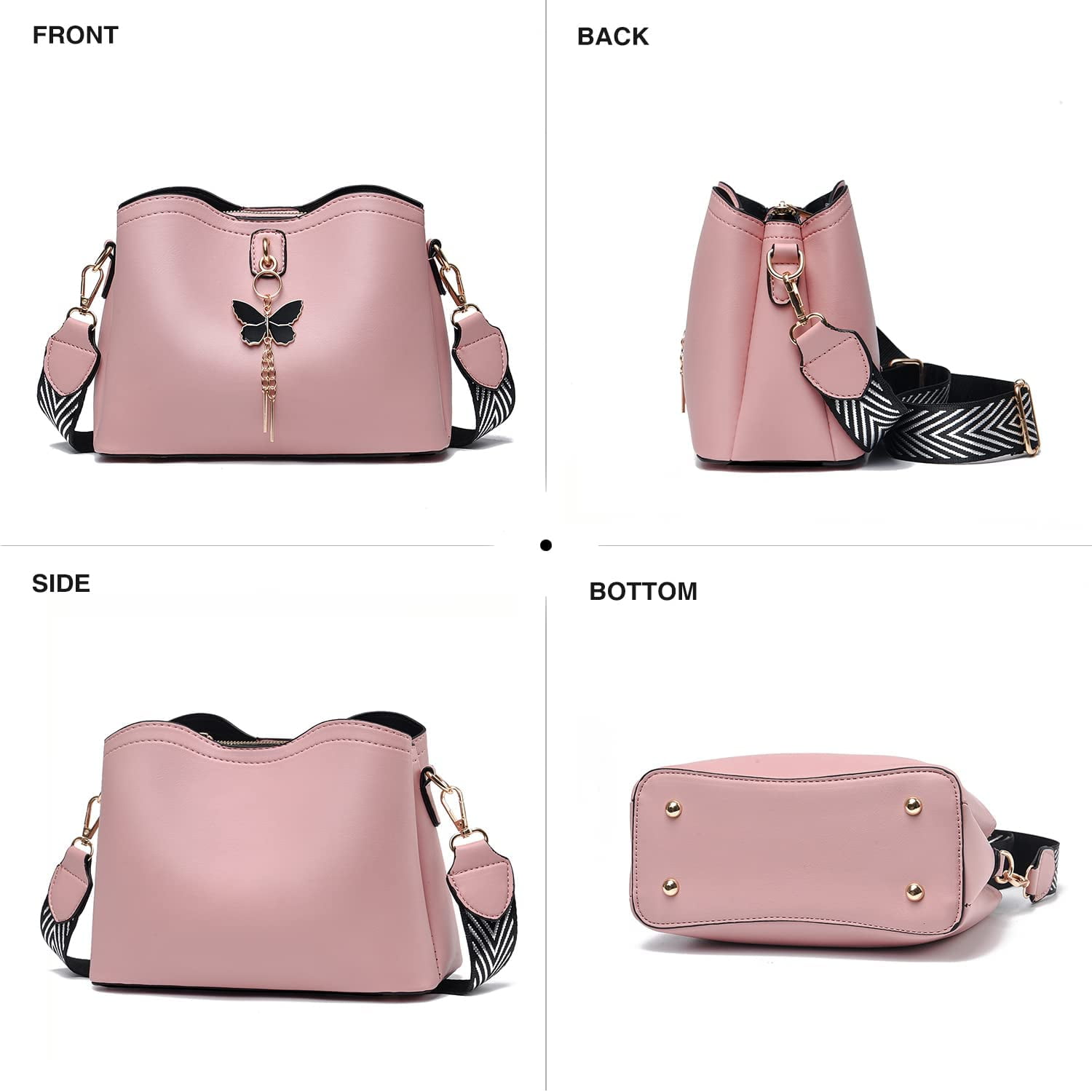 Small Crossbody Bags for Women Fashion Purses Lightweight Handbags Shoulder Bag