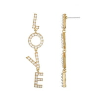 Packed Party Love Pearl Dangling Earrings, 1 Pair
