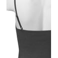 thumbnail image 3 of JYB CO Women's & Juniors Basic Solid Adjustable Spaghetti Strap Long Camisole Layer Tank Top Size S – 3XL, 3 of 5