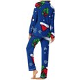thumbnail image 4 of Xihbxyly Christmas Pajamas for Women, Women's Christmas Printed Pajama Set for Daily Home Wear Two-Piece Pajama Set with Pocket, 4 of 6