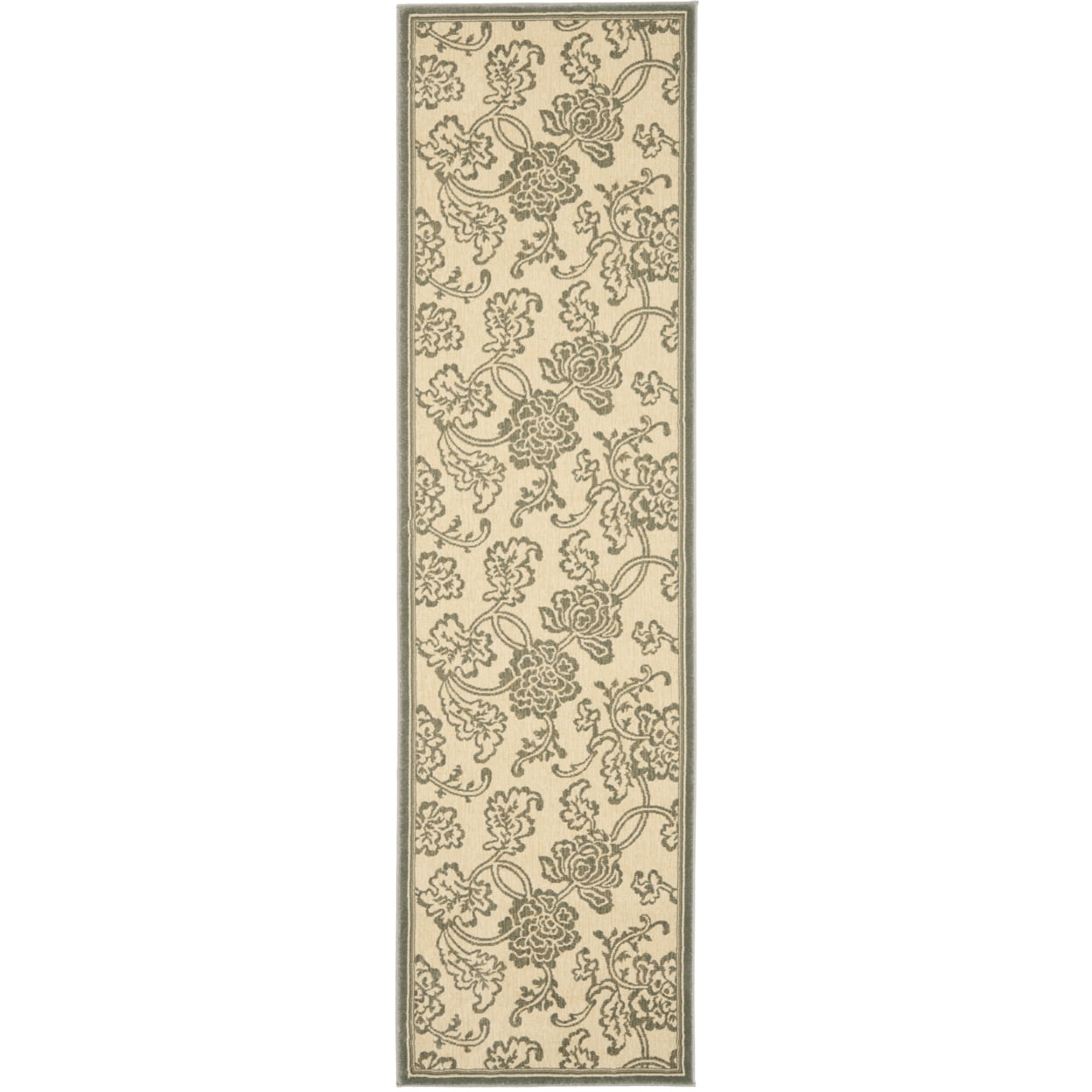SAFAVIEH Treasures Collection TRE219-1265 Ivory / Blue Rug