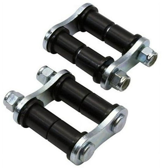 2-1/4 Nylon Spring Shackle Kit, Stainless Steel Finish, Pair