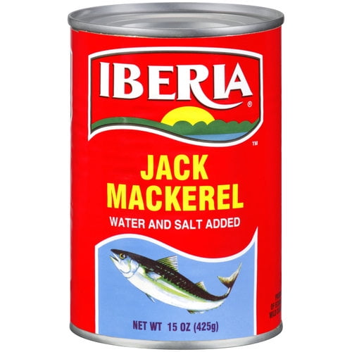 Iberia Jack Mackerel, Canned Seafood, 15 oz