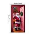 thumbnail image 3 of Christmas Decorations Christmas Door Cover Christmas Door Banner 35X71 Inch Santa Claus Front Door Cover Santa Claus Party Backdrop for Winter Holiday Indoor Outdoor Porch Wall Decoration, 3 of 9