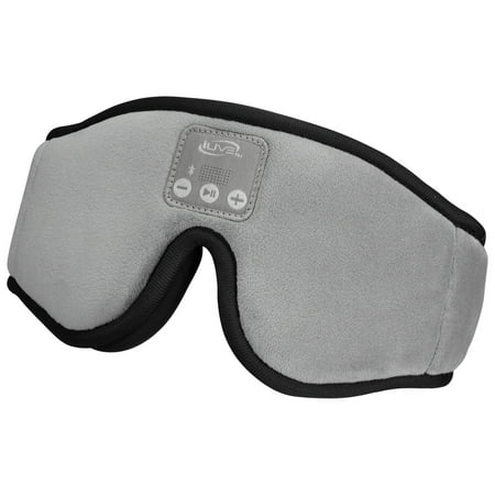 iLive Lights Out Bluetooth Wireless Sleep Mask Headphones IAHB33G Gray