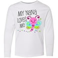 thumbnail image 3 of Inktastic My Nana Loves Me- cute dragonfly Long Sleeve Youth T-Shirt, 3 of 5