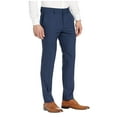 thumbnail image 2 of Kenneth Cole Reaction Stretch Shadow Check Slim Fit Dress Pants Blue, 2 of 3