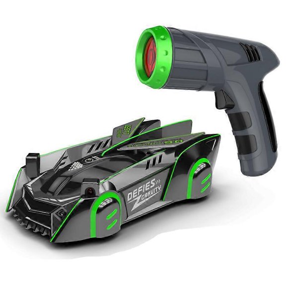 (Gray)Remote control racing wall climbing car radio controlled laser gun stunt induction stunt wall climbing car