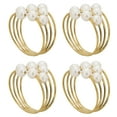 thumbnail image 2 of Saro Lifestyle Pearl Napkin Ring (Set of 4), 2 of 4