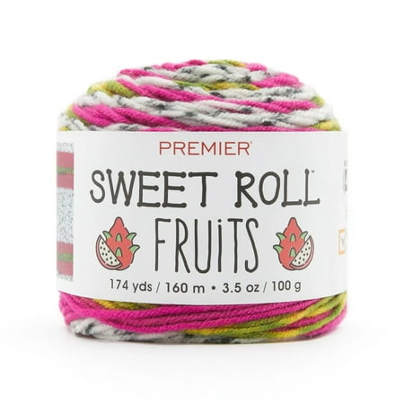 UPC: 0840166812655 | Premier Yarn Sweet Roll Fruits Yarn – Dragon Fruit