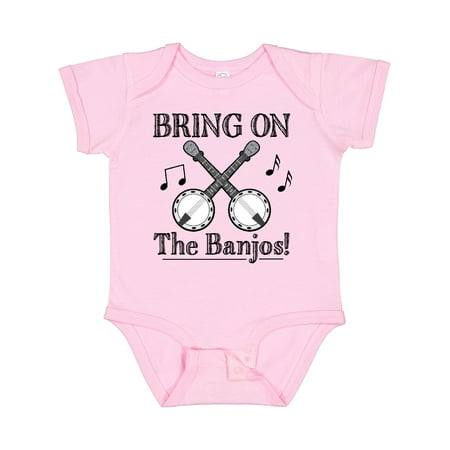 

Inktastic Banjo Music Bluegrass Gift Baby Boy or Baby Girl Bodysuit