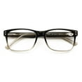 thumbnail image 2 of Large Men Premium Rectangular Reading Glasses Optical Frame Reader Spring Hinge +2.75, 2 of 5