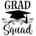 thumbnail image 3 of CafePress - Graduation Grad Squad Pajamas - Women's Short Sleeve Print T-Shirt and Pants Light Cotton Pajama Set, 3 of 7