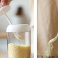 thumbnail image 2 of 2pcs Useful Transparent Jars Round Spice Storage Jars Kitchen Sugar Container with Lid and Spoon for Home Restaurant, 2 of 8