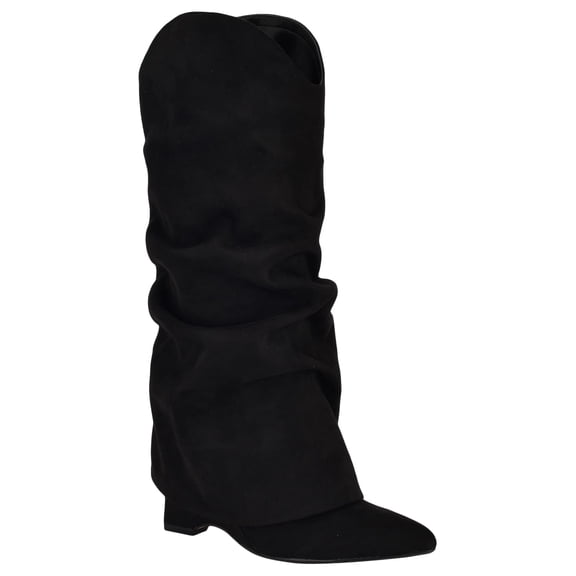 Nine West Amazin Womens' Mid Calf, Black 002, 7.5