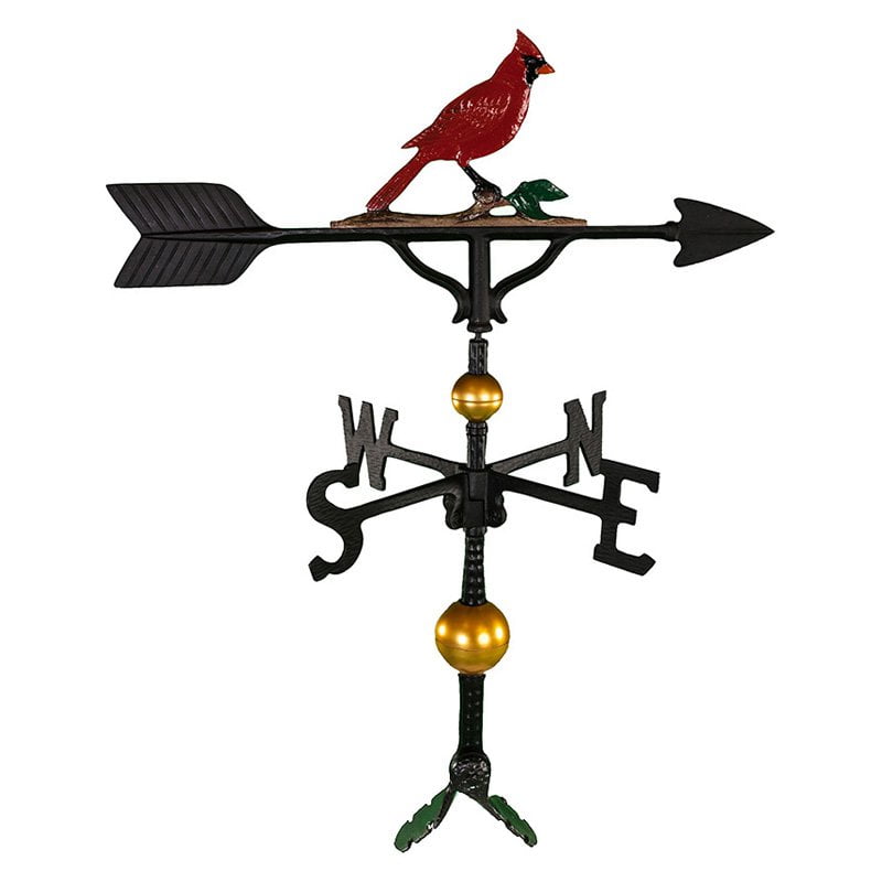 Deluxe Color Cardinal Weathervane 32 in. by Montague Metal Products