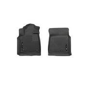 Husky Liners X-act Contour Floor Mats | Fits 2012 - 2021 Toyota Tundra, CrewMax & Double Cab (12-17 Reg Cab), 2012 - 2022 Toyota Sequoia | Front Row, 2-pc Black - 53711