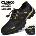 thumbnail image 3 of PLERISE Men’s Breathable Mesh Hiking Sneakers, Lightweight Sport Shoes with Thick Rubber Sole, Durable Traction, Comfortable Fit for Outdoor, Casual, Spring, Summer, Fall, 3 of 9