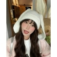 thumbnail image 4 of Yoyauz Bunny Beanie Hats for Women Cute Rabbit Beanie Crochet Hats Winter Cap Warm Skull Cap Outdoor Ski Slouchy, 4 of 5