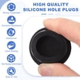thumbnail image 3 of Uxcell 15 Pcs Tapón de Silicona en Forma de T, Diámetro 28 mm/1.1 Pulgadas, Tapón de Silicona Impermeable Reutilizable para Sellar Agujeros Redondos en Equipos de Tuberías, Negro, 3 of 7