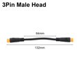 thumbnail image 4 of 2PCS 3Pin Thumb Shifter Conversion Cable M8 Waterproof Connector for E-bike Kit, 4 of 10