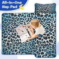 thumbnail image 4 of Blue Leopard Print Toddler Nap Mats for Kids Preschool,Sleeping Mat Bag or Kids,Toddler Sleeping Bag,Toddler Nap Mat or Daycare, 4 of 6
