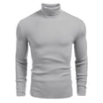 thumbnail image 3 of Mens Sweater - Autumn Winter Wool Round Neck Pullover Sweater Jacket, Versatile Bottoming Shirt, All - Match High Neck Design, Warm Daily Wear, Durable Knit Men's Clothing, 3 of 4