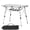 3FT, variant on 3 FT Folding Picnic Table with Storage Net, Aluminum Folding Table, Adjustable Height Max 26.8", Lightweight Portable for Camping Travel Grill Indoor,Silver