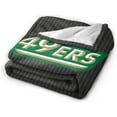 thumbnail image 2 of Charlotte 49ers Original Fleece Blanket, Very Soft Microfiber Flannel Blanket for Couch Warm and Cozy for All Seasons, Black, 2 of 6