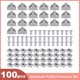 thumbnail image 2 of Juego de conectores de aluminio SHUYMXG 20 piezas de esquina Soporte 40 piezas de Tuercas con ranura en T 10 mm 40 piezas M5 x 10 mm, 2 of 5