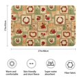 thumbnail image 3 of Pioneer Flower Floral Print Pattern Bathroom Rugs Mat, Non Slip Microfiber Bathroom Rug with Rubber Backing, Soft Mats for Bathroom Floor Tub Shower, 17"x27", 3 of 5
