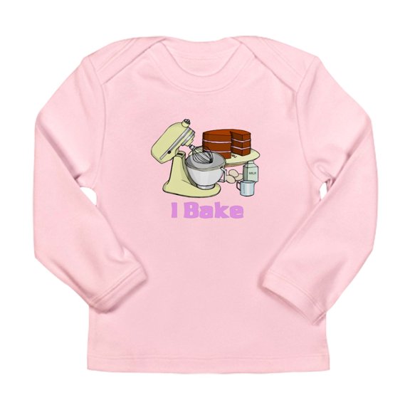 CafePress - I Bake Long Sleeve Infant T Shirt - Long Sleeve Infant T-Shirt