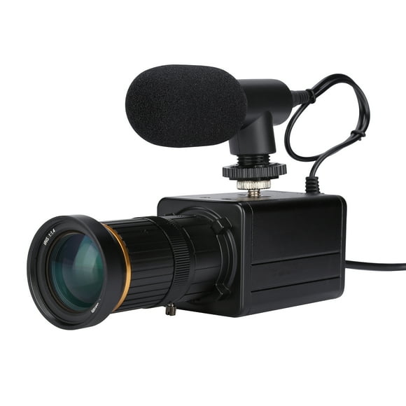 TFixol4K HD Camera Computer Camera USB Webcam 10X Optical Zoom Manual Focus Auto Exposure Compensation Comaptible with Window XP/7/10 Linux Android Plug & Play with Microphone for Video Conference Onl