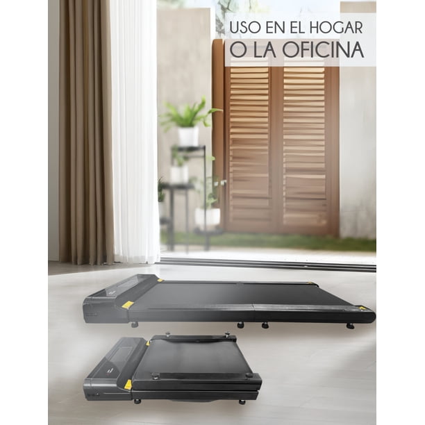 Caminadora 2 en 1 para debajo del escritorio con control remoto, cinta