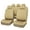 Beige #91, variant on OTOEZ Universal PU Car Seat Cover Breathable 5 Seats Leather Full Set Waterproof Cushion for Sedan SUV Truck