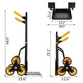 thumbnail image 2 of Stair Climber Hand Truck, Heavy-Duty Hand Truck Dolly 330 Lbs Capacity, Foldable Trolley Stair Climber Cart with 12.2" x 11.6" Nose Plate and 6 Wheels, 2 of 7