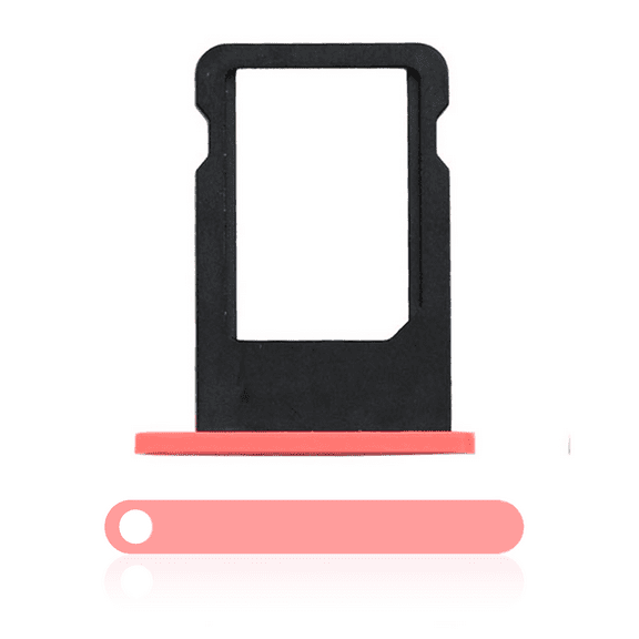 Replacement Sim Tray Compatible For iPhone 5C (Pink)